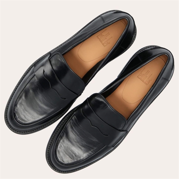 Billi Bi A9300 Loafers, Black Calf